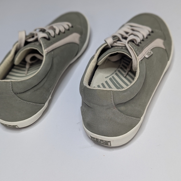 TAOS Shooting Star Sporty Canvas Everyday Sneaker in Sage Sz 10 - Picture 6 of 13